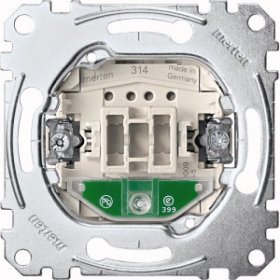 MTN3160-0000 Механизм 1-полюсного кнопочного выключателя с подсветкой 10а Merten фото