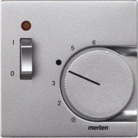 MTN536160 Центр. плата терморегулятора, алюминий Merten фото